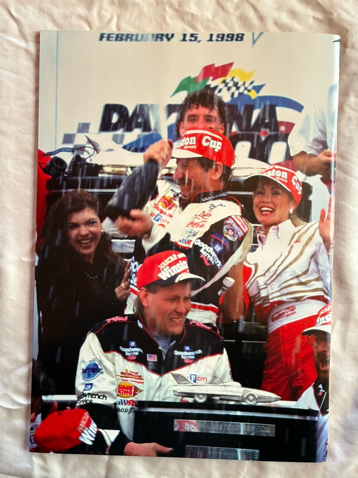 RARE EARNHARDTS’ WINS AT DAYTONA: AUTOGRAPHED DALE SR. BOOK & DALE JR. WIN PHOTO view 8