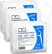 300 Count Professional Dental Floss Picks for Teeth Travel Pack, Picks Flosser f
