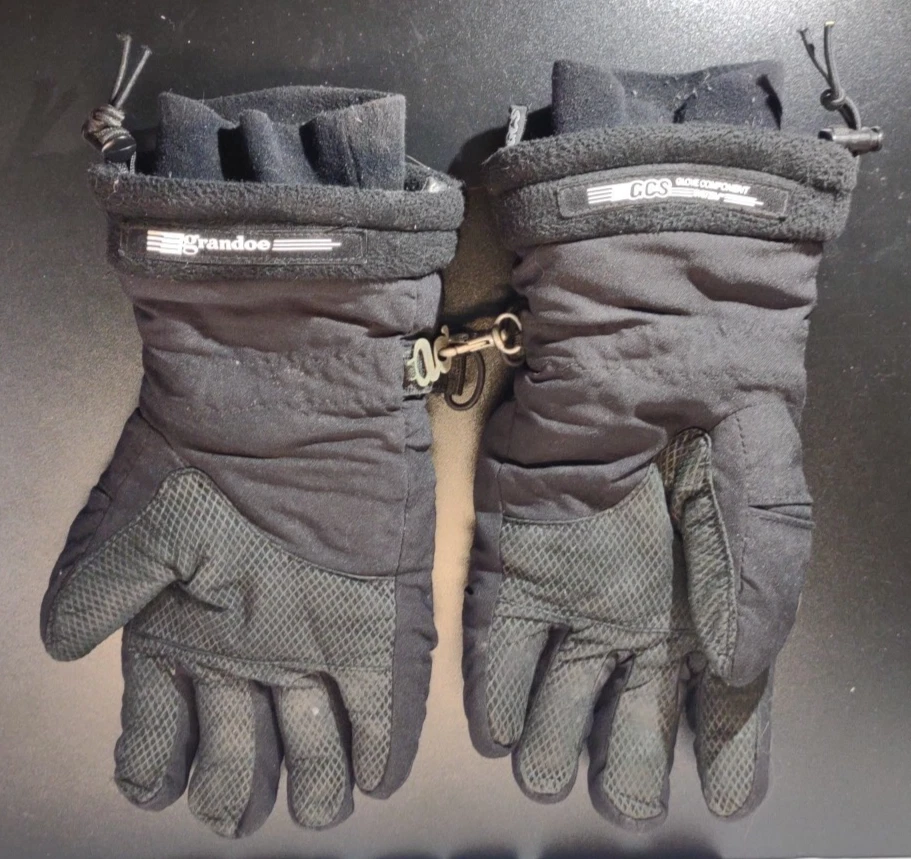 Grandoe Hombre GRANDE Negro Gore-Tex Nieve Esquí Guante Componente Sistema con Forros Foto 4 de 4