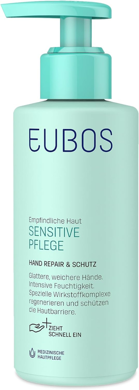 SENSITIVE Cura – Dispensore Di Pompetta per Mani Secche E Screpolate, Mani Sensi