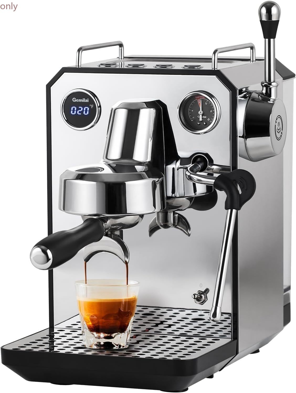 Gemilai Owl Espresso Machine, 15 Bar Professional Semi-Autom