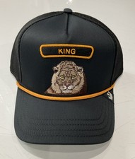 Goorin Bros The Farm GB2 Lion Black Rope Trucker Hat - New With Tag