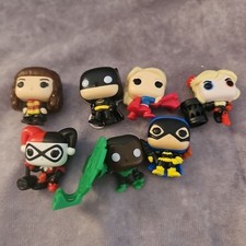 Kinder Joy Funko  Pop  Lot Of 7 Batman   Supe...