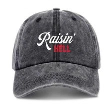 zcyhtqp, Raising Hell, Funny Baseball Cap, Funny Trucker Hats with Sayings, H...
