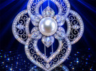 TIFFANY & CO. Diamond Necklace 18K Gold Pearl Diamond Pendant Pin Brooch Vintage — photo 8
