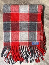 Vintage 1970's Pendleton Woolen Mills 100 Virgin Wool Throw Blanket Excellent