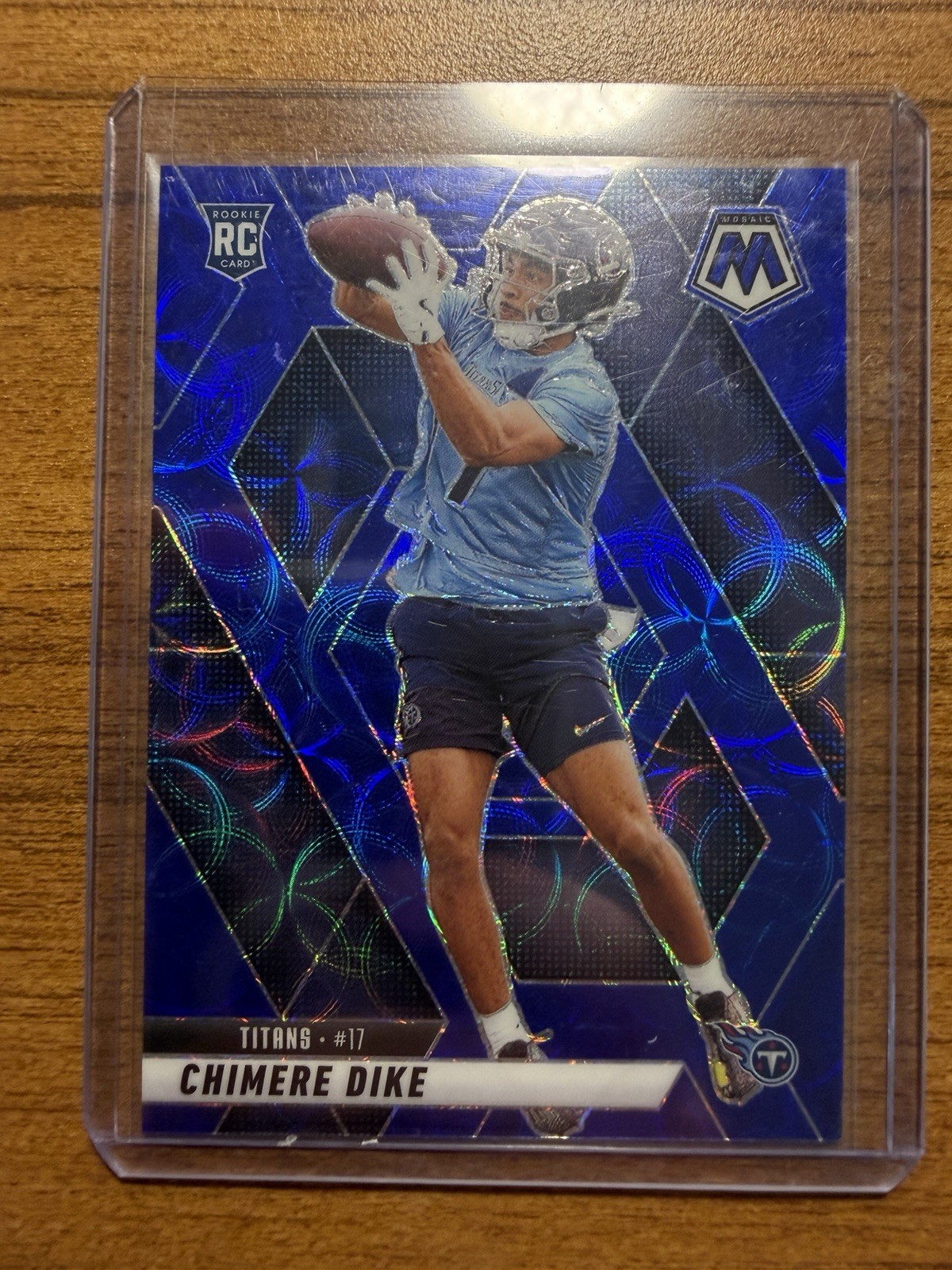 2025 Panini Mosaic Rookie #356 Chimere Dike Blue Scope