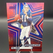 Panini 2025 Rookies & Stars Phil Simms #43 Red & Blue /49 Giants Football