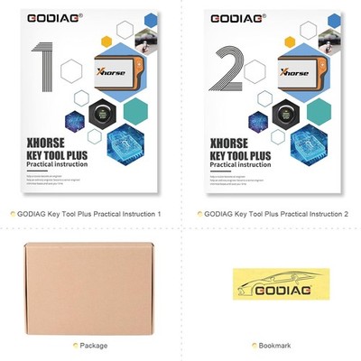 GODIAG Key Tool Plus Practical Instruction 1&2Two Books for Maintenance Engineer