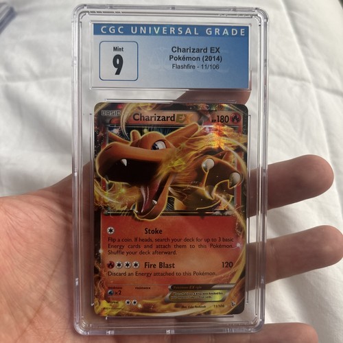 Charizard-EX graded CGC 9 for sale on eBay