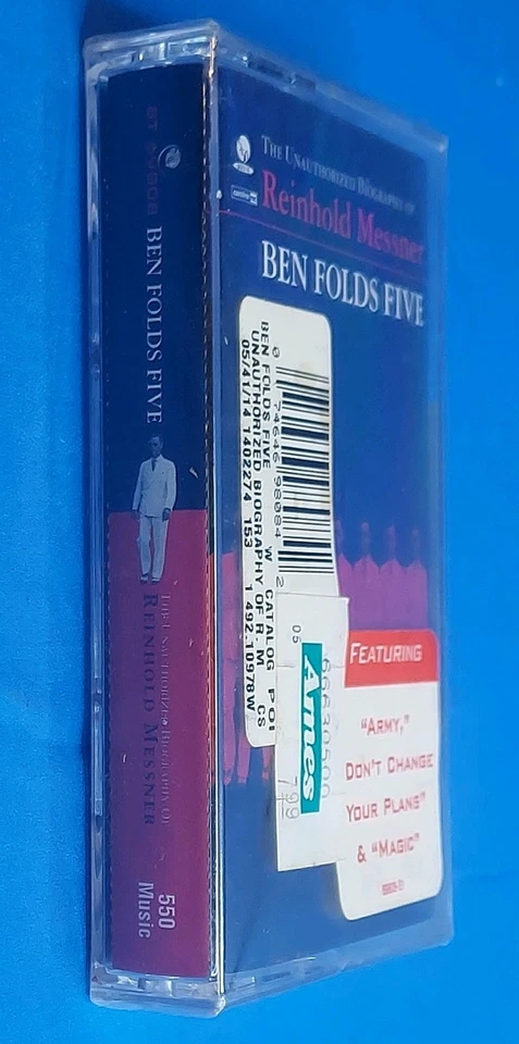 SEALED* BEN FOLDS FIVE Cassette Rock UNAUTHORIZED BIOGRAPHY OF REINHOLD MESSNER  - Image 4 of 4