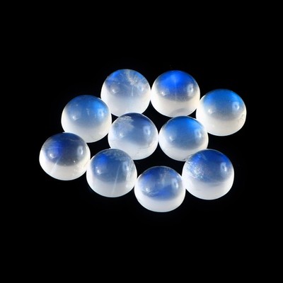 AAA Qualitäts Rainbow Moonstone Cabochon Rund 6x6 MM Lose Edelsteine Lot