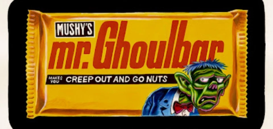 2025 Topps Wacky Packages Halloween - Boceto 1/1 - Mr. Ghoulbar - Retrato Foto 2 de 4