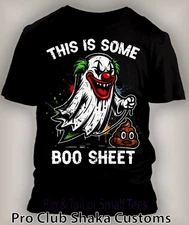 Joker This is Some Boo Sheet Funny Halloween Ghost Costume Vintage Men's T-Shirt