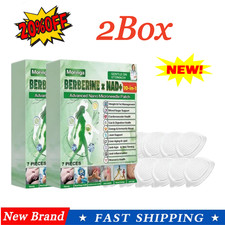 2 BOX Moringa Berberine 10 in 1 Advanced Nano Microneedle Patch 7pcs/box