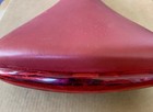 Vintage Velo Bike Seat Saddle #001 Red w/ Metal Rack SAFETY LIGHT DOES NOT WORK — photo 5