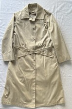 Vintage 70 s-80 s London Fog Trench Coat With Zip-Out Liner Made In USA Tagged 6