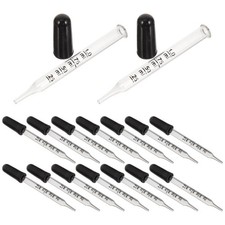 30 Pcs Glass Pipette Droppers 1 ml for Medicine and Essential Oils