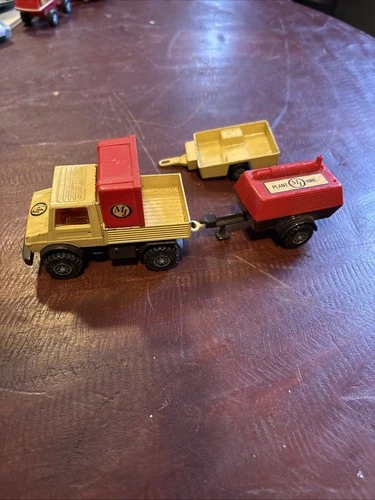 LESNEY MATCHBOX SUPERKINGS MERCEDES UNIMOG & TRAILER 1978 K-30