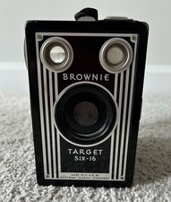 Kodak Brownie Target Six-16 Box Camera Art Deco Untested