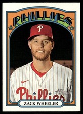 2021 Topps Heritage Zack Wheeler Philadelphia Phillies #355