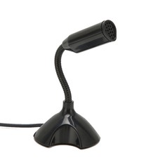 USB Microphone Professional Omnidirectional For Web Conferencing Black