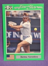 Martina Navratilova Net Pro Tour Stars 1991 Tennis Near Mint Condition