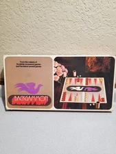 VINTAGE Backgammon Selchow & Righter 1975 Classic Board Game Missing 2 WhiteDice