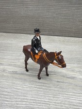 VINTAGE BRITAINS LEAD BROWN HORSE WOMAN SIDE SADDLE FOX HUNT HUNTING