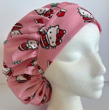 Christmas Hello Kitty Print Size Large Medical Bouffant Scrub Cap Surgery Hat