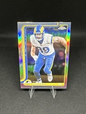 2025 NFL Topps Chrome Tyler Higbee Refractor #172 Los Angeles Rams
