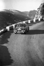 Pauli Toivonen Jyrki Ahava Lancia Fulvia 1967 Rally Car Old Photo 3