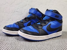 Nike Court Borough Mid 2 Little Kids Shoes Casual Sneakers CD7783-404 Blue 1Y