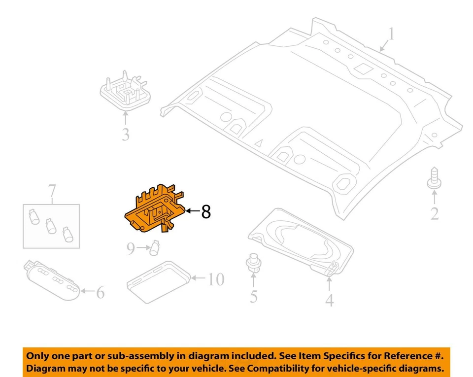 Lámpara Chevrolet City Express 2015-2018 ASM Carga 19316161 - nueva OEM Foto 3 de 4