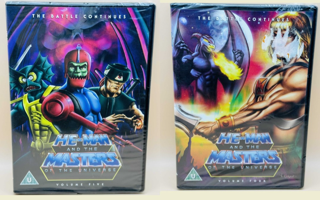 He-Man And The Masters Of The Universe - Volumes 4 & 5 DVD's (New Sealed)