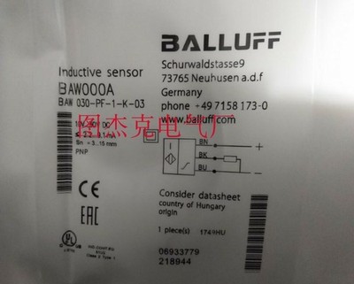1PC NEW   BAW 030-PF-1-K-03 *cm