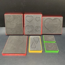 Sizzix Cuts Hearts Spring Ladybug Paper Sculpting Die-Cut Lot Of 7 Provo Craft