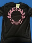 Burberry Logo Black Pink T Shirt Tee size Small