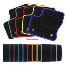 Auto-Fußmatten Kettelung farbig für Ford Transit Custom 2024 - Autoteppiche