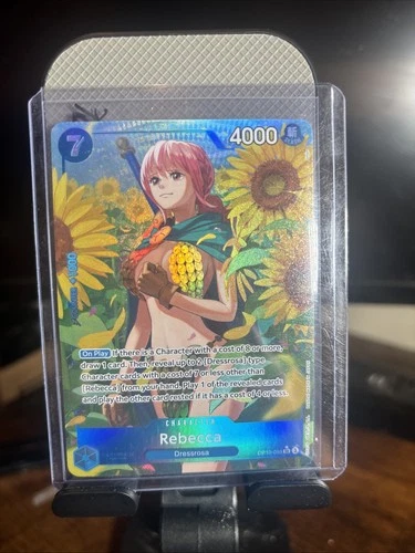 One Piece OP10-058 Rebecca SR Alt Art Parallel Royal Blood English NM