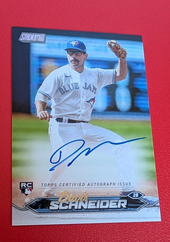 2024 Topps Stadium Club - Davis Schneider RC Auto #SCBA-DS