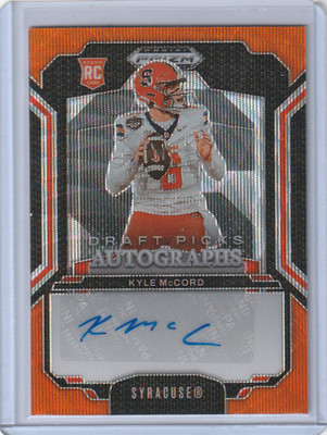 2025 Panini Prizm Draft Picks - Draft Picks Autographs Kyle McCord #DPA-KMD...