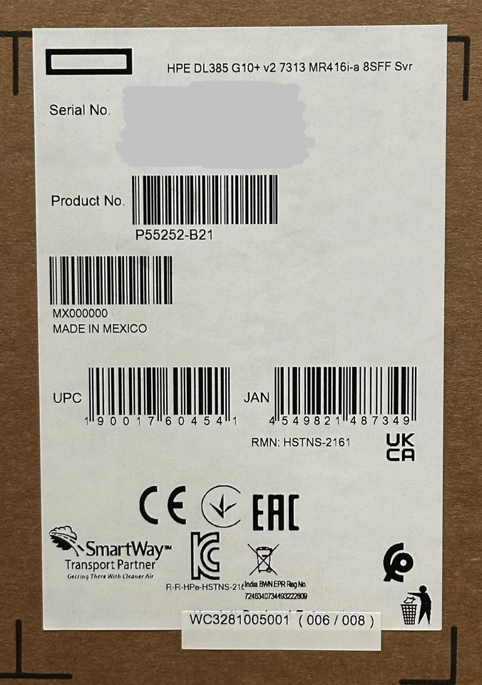 HPE DL385 Gen10+V2 2x EPYC 7313 512GB-64 RAM 8x 6.4TB U.3 NVMe SSD Dual 800W 10G - Image 3 of 4