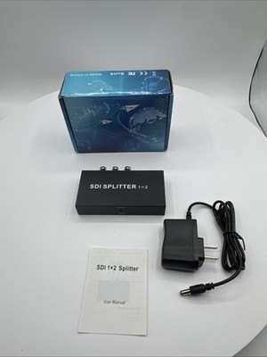 SDI Splitter 1x2 3G HD SD-SDI 1080P Video Distribution Amplifier