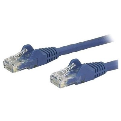 StarTech N6PATCH30BL 30ft Blue Cat6 Patch Cable RJ45 Snagless