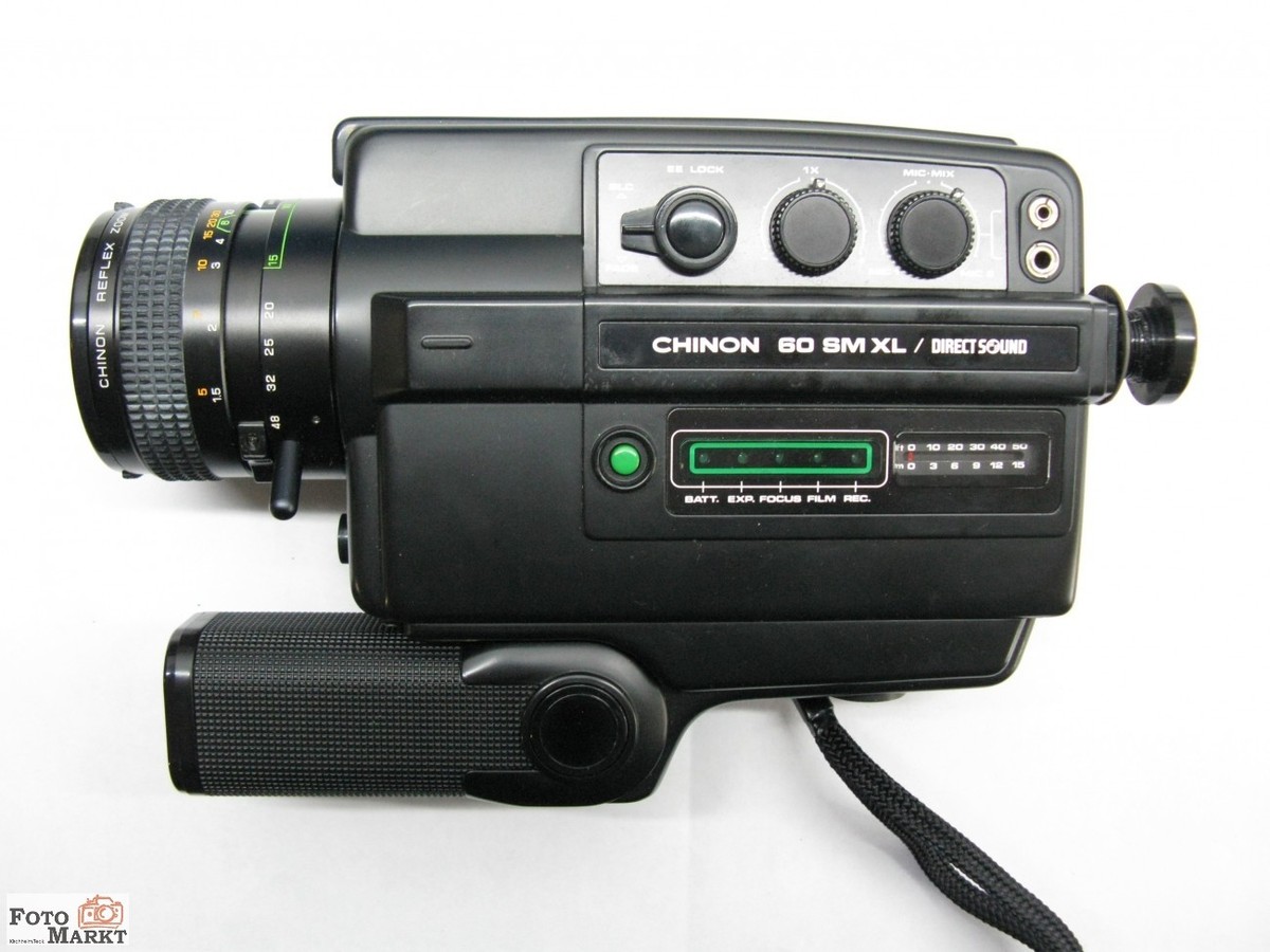 Film Chinon Super Super-8 Film Camera Chinon 60 SM XL Zoom Lens