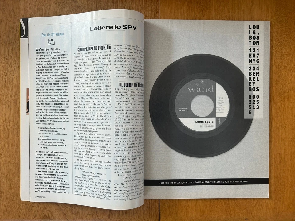 Spy Magazine May 1991 - "Life Really is Like High School!" - Madonna - Image 4 of 4