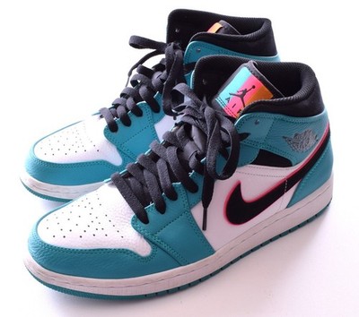 Nike Air Jordan 1 Mid South Beach 852542-306 size 8.5 EU 42 Excel