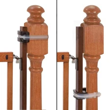 Banister to Banister Gate Mounting Kit, Accommodates Most Hardware and Pressure