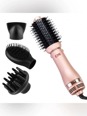 CHI Volumizer 4-in-1 Blowout Brush | Ceramic and Ion Technology in Black